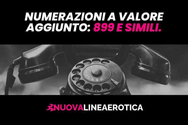 Numerazioni a valore aggiunto 899